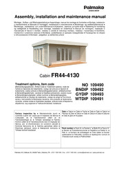 Lemeks Palmako 109490 Assembly, Installation And Maintenance Manual