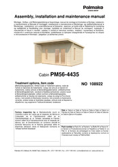 Lemeks Palmako 108922 Assembly, Installation And Maintenance Manual