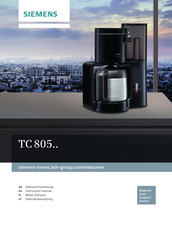 Siemens TC805 SERIES Instruction Manual