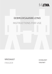 ETNA VV849WIT Instructions For Use Manual