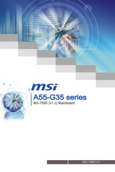 MSI A55-G35 Series Manual