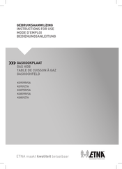 ETNA KG959RVSA Instructions For Use Manual