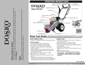 DOSKO 200-6HC Operating Instructions