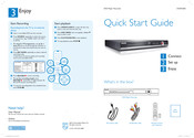 Philips DVDR3460 Quick Start Manual