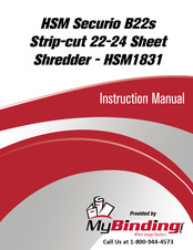 HSM HSM1831 Instruction Manual