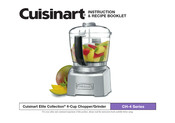 Cuisinart Elite CH-4MR Instruction/Recipe Booklet