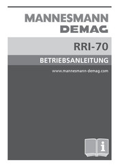 Mannesmann Demag RRI-70 Operating Manual