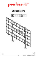 peerless-AV DS-S555-3X3 Manual