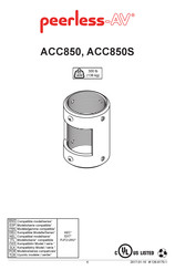 peerless-AV ACC850S Manual