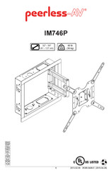 peerless-AV IM746P Manual
