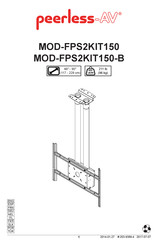peerless-AV MOD-FPS2KIT150-B Manual