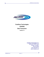 FreeWave LRS400S Manual