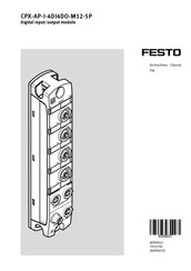 Festo CPX-AP-I-4DI4DO-M12-5P Instructions And Operating