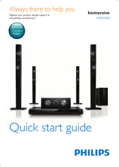 Philips Immersive HTB7590D Quick Start Manual