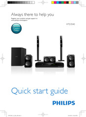 Philips HTD3540/12 Quick Start Manual