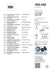 Cruz Evo Rack E28-158 Assembly Instructions Manual