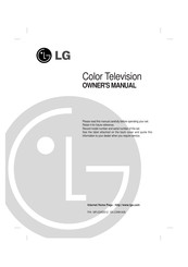 LG 21SA3RL Owner's Manual