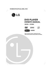 LG DV298H Owner's Manual