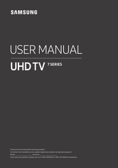 Samsung UN50RU740D User Manual