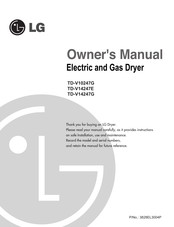 LG TD-V14247G Owner's Manual