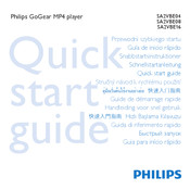 Philips GoGear SA2VBE02KN/02 Quick Start Manual