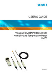 Vaisala HUMICAP HM75 User Manual