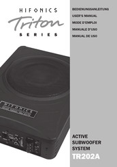 Hifonics TR202A User Manual