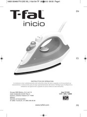 T-Fal inicio FV1220X0 Manual