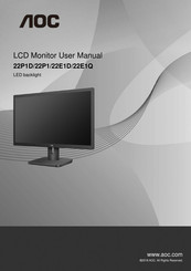 AOC 22E1Q User Manual