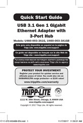 Tripp Lite U460-003-3A1GB Quick Start Manual