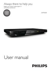 Philips DVP3650/79 User Manual