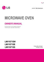 LG LMV1671SB Owner's Manual