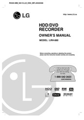 LG LRH-880 Owner's Manual