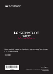 LG OLED77W8PUA Manual
