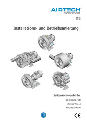 AirTech ASC0055 Installation And Operating Instruction
