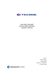 Bibby Sterilin FDB425FR Operator's Manual