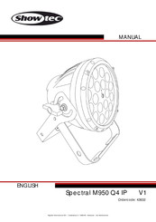 SHOWTEC Spectral M950 Q4 Tour Manual