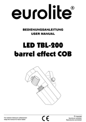 EuroLite TBL-200 User Manual