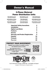Tripp Lite PDU3MV6L2130 Owner's Manual