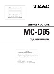 Teac MC-D95 Service Manual