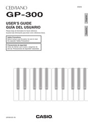 Casio Celviano GP-300 User Manual