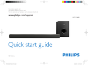 Philips HTL2140B Quick Start Manual