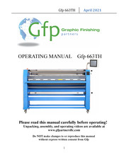Gfp 663TH Operation Manual