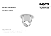 Sanyo VCC-9624 Instruction Manual