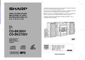 Sharp CD-BK260V Operation Manual