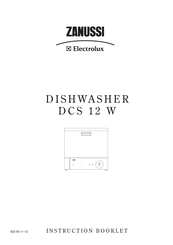 Electrolux ZANUSSI DCS12W Instruction Booklet