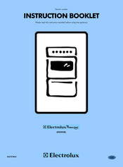 Electrolux Premier DSO51ELSS Instruction Booklet