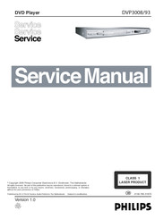 Philips DVP3008/93 Service Manual