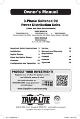 Tripp Lite PDU3VS6L2130 Owner's Manual