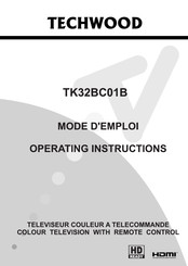 TECHWOOD TK32BC01B Operating Instructions Manual